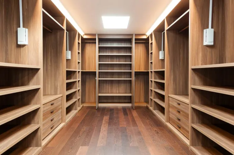 Pose de parquet pour agrandir un dressing, Troyes, MCS